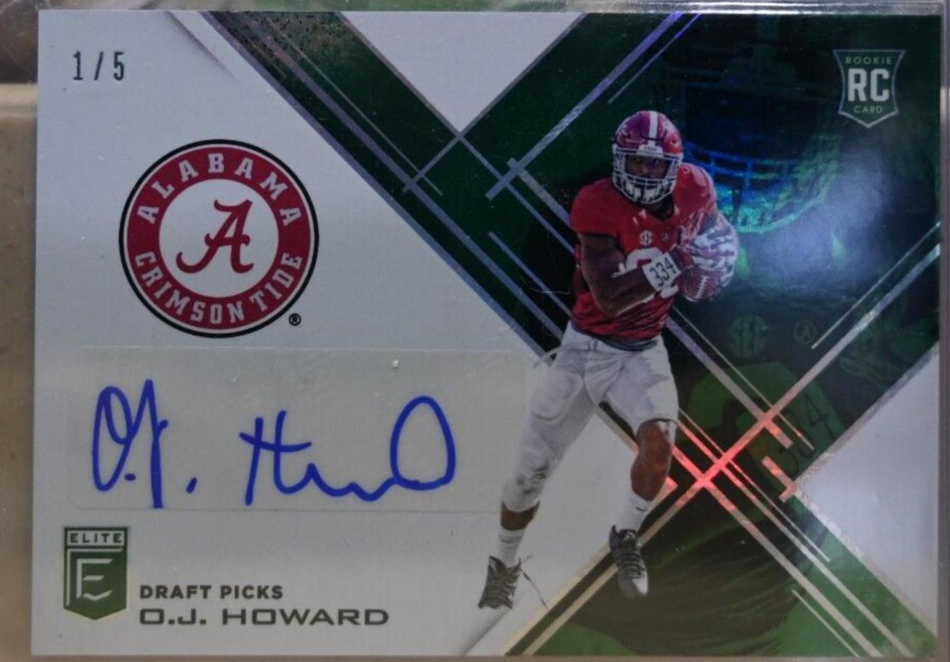 O.J. Howard [Autographs Emerald] #119