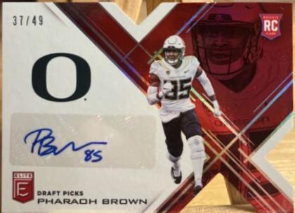 Pharaoh Brown [Autographs Red Die Cut] #188