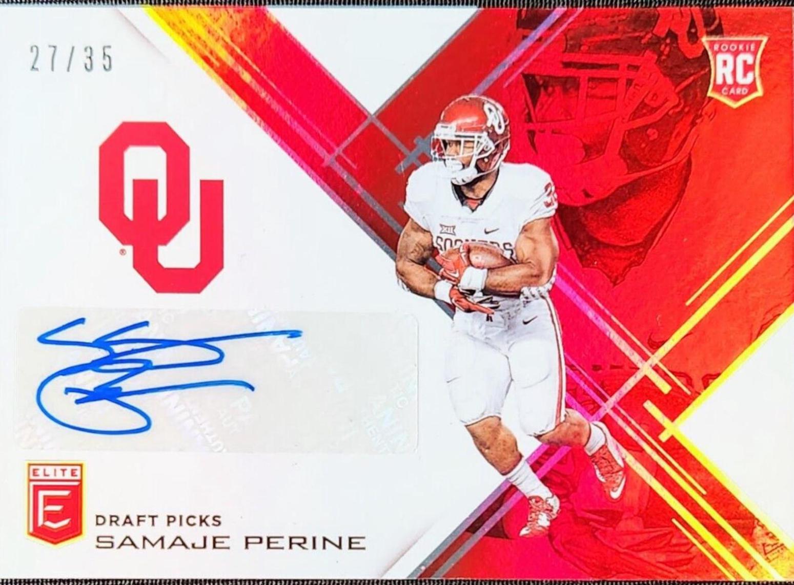 Samaje Perine [Autographs Red] #153