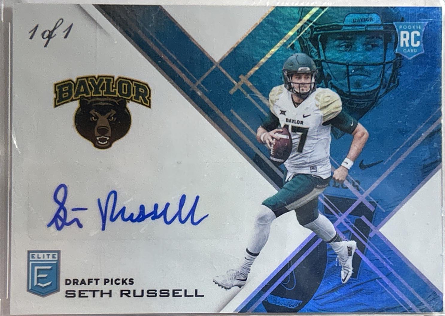 Seth Russell [Autographs Blue Die Cut] #181