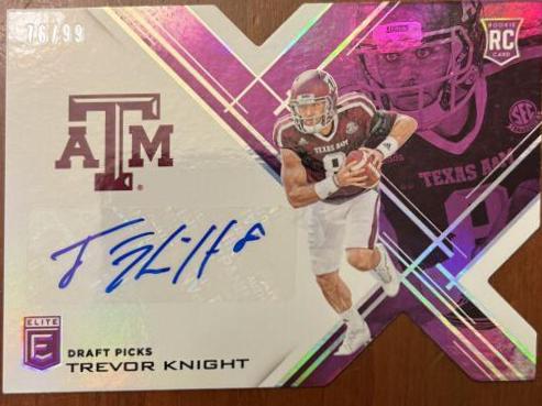 Trevor Knight [Autographs Purple Die Cut] #284