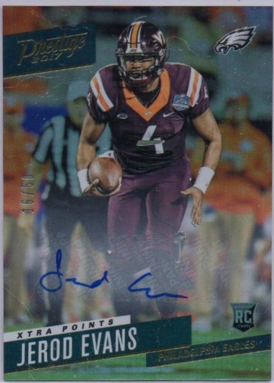 Jerod Evans [Signature Gold Xtra Points] #250