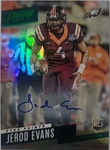 Jerod Evans [Signature Green Xtra Points] #250
