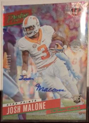 Josh Malone [Signature Green Xtra Points] #247