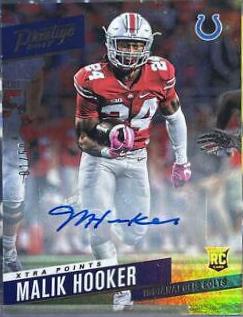 Malik Hooker [Signature Gold Xtra Points] #284