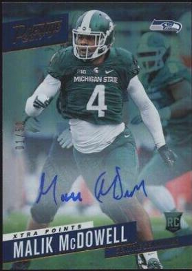 Malik McDowell [Signature Gold Xtra Points] #202