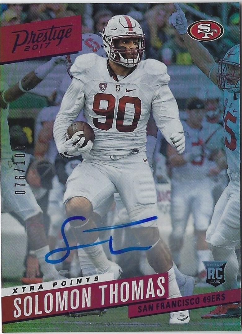 Solomon Thomas [Signature Purple Xtra Points] #290