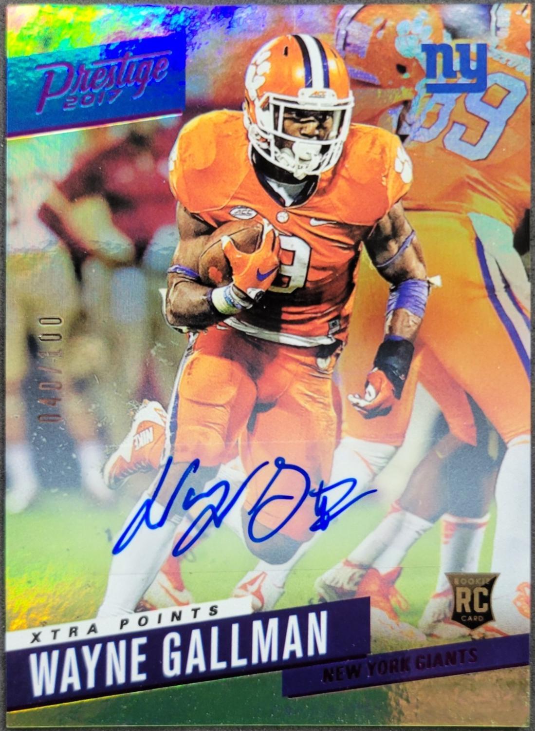 Wayne Gallman [Signature Purple Xtra Points] #269