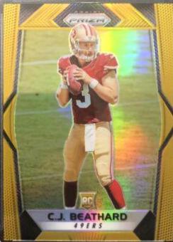 C.J. Beathard [Gold Prizm] #215