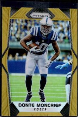 Donte Moncrief [Gold Prizm] #136