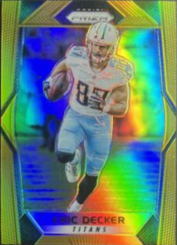 Eric Decker [Gold Prizm] #112