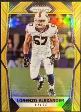 Lorenzo Alexander [Gold Prizm] #94
