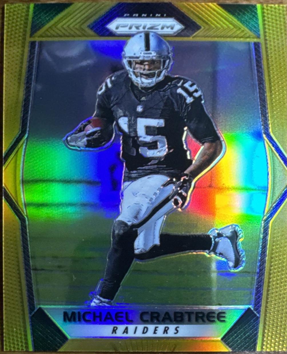 Michael Crabtree [Gold Prizm] #40