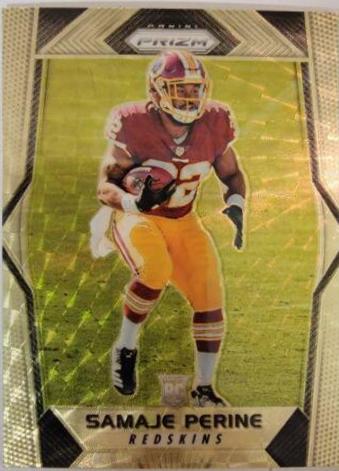 Samaje Perine [Gold Vinyl Prizm] #255