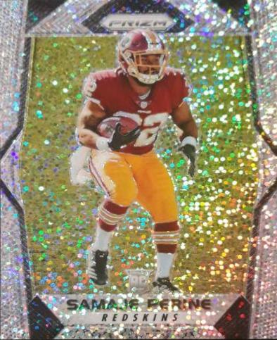 Samaje Perine [White Sparkle Prizm] #255
