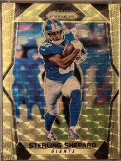 Sterling Shepard [Gold Vinyl Prizm] #159
