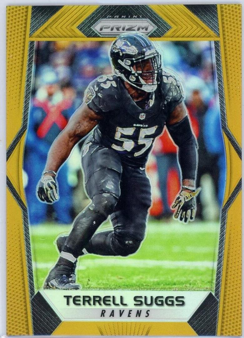 Terrell Suggs [Gold Prizm] #153