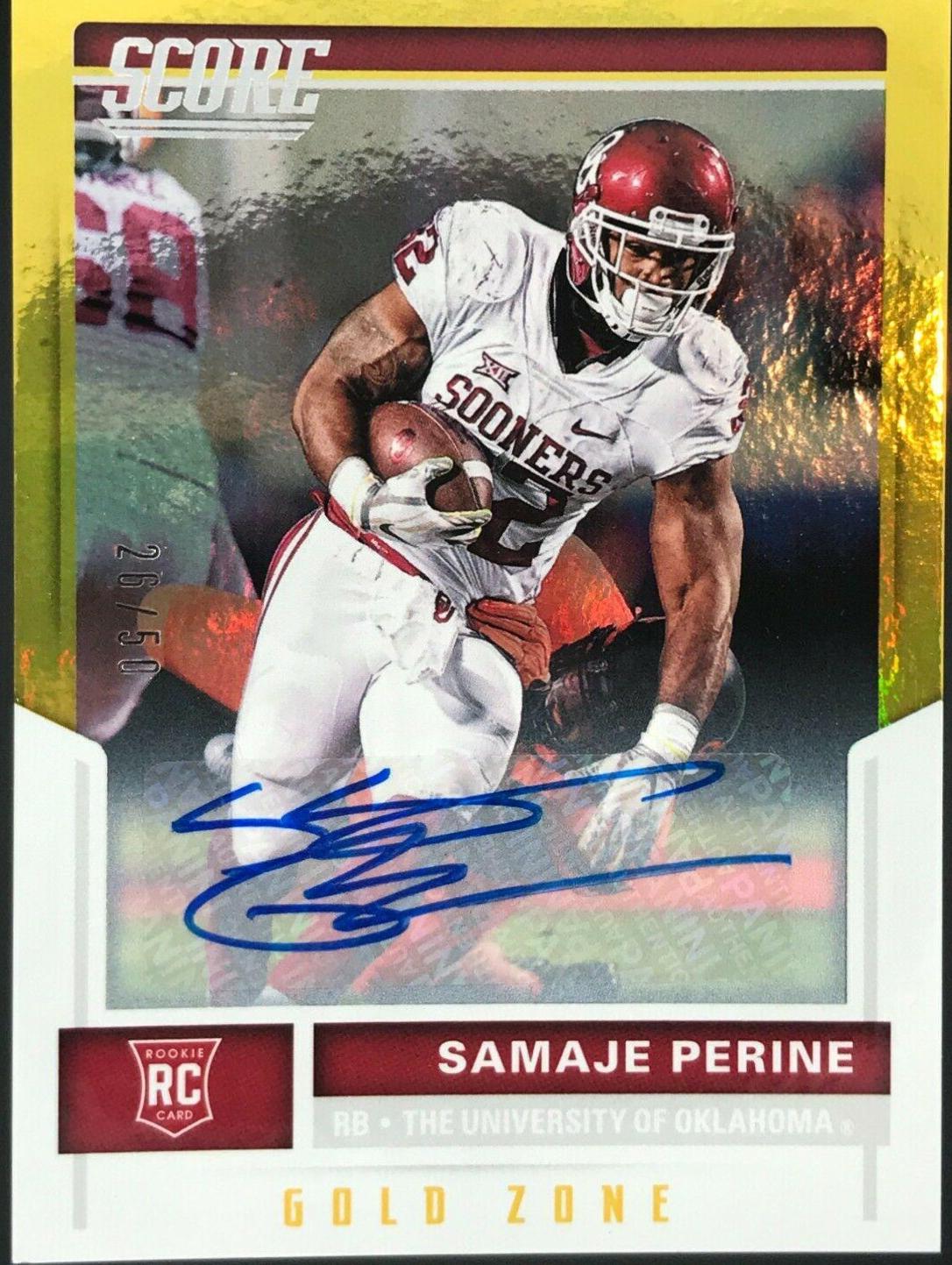 Samaje Perine [Gold Zone] #393