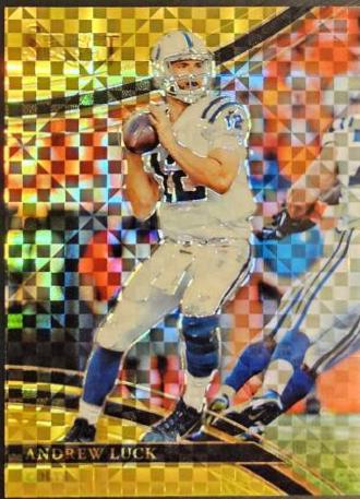 Andrew Luck [Gold Prizm] #218