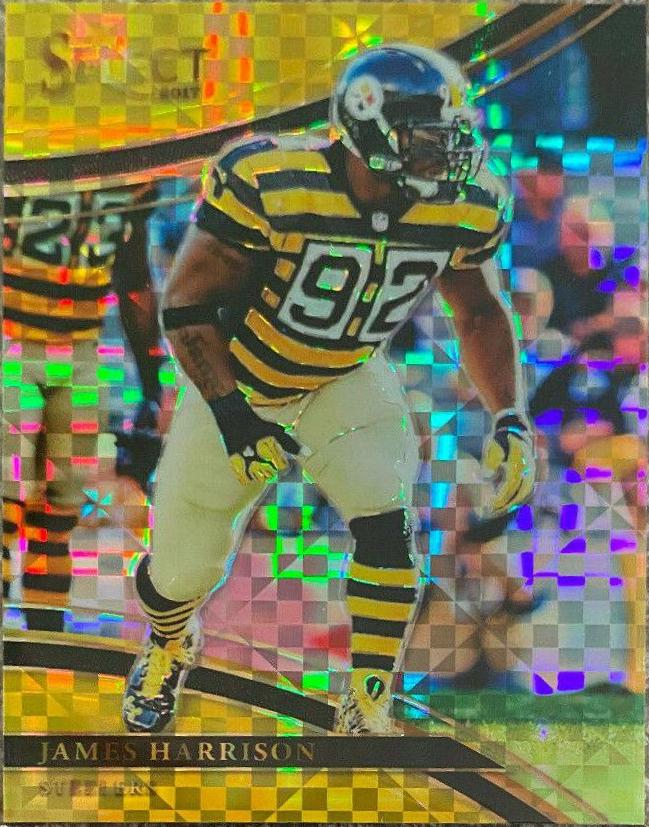 James Harrison [Gold Prizm] #208