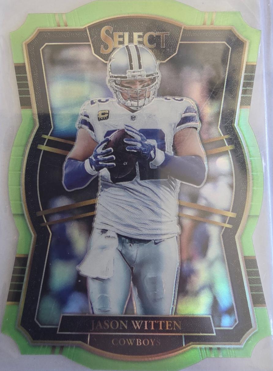 Jason Witten [Green Prizm Die Cut] #128