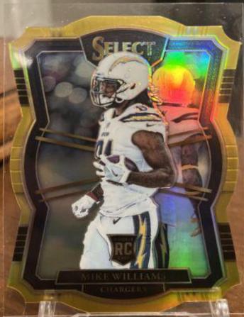 Mike Williams [Gold Prizm Die Cut] #138