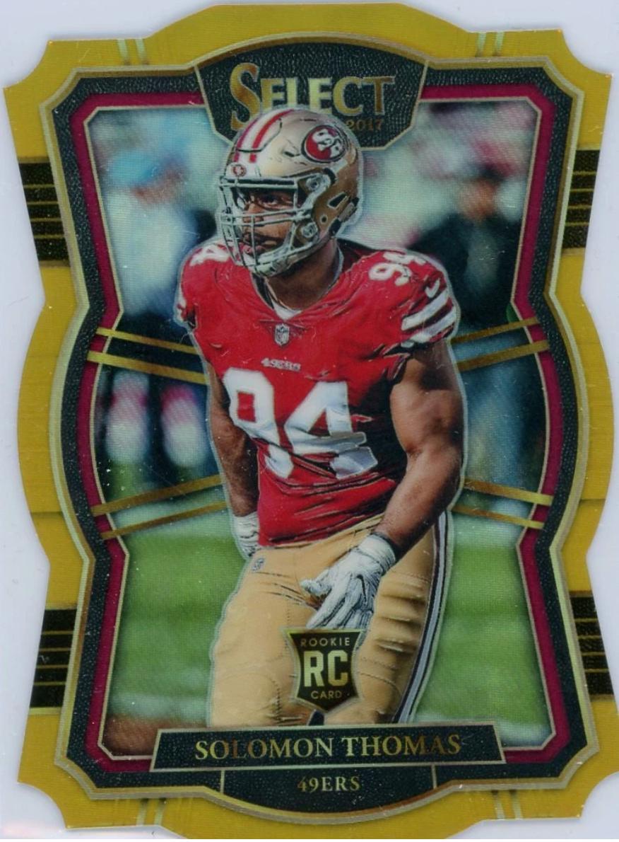 Solomon Thomas [Gold Prizm Die Cut] #109