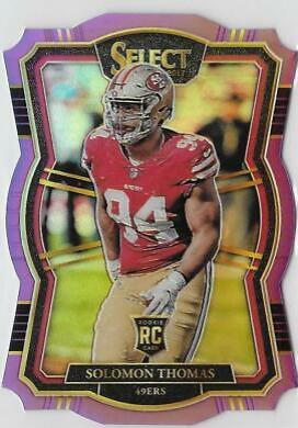Solomon Thomas [Purple Prizm Die Cut] #109