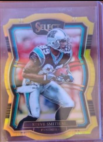 Steve Smith Sr. [Gold Prizm Die Cut] #178
