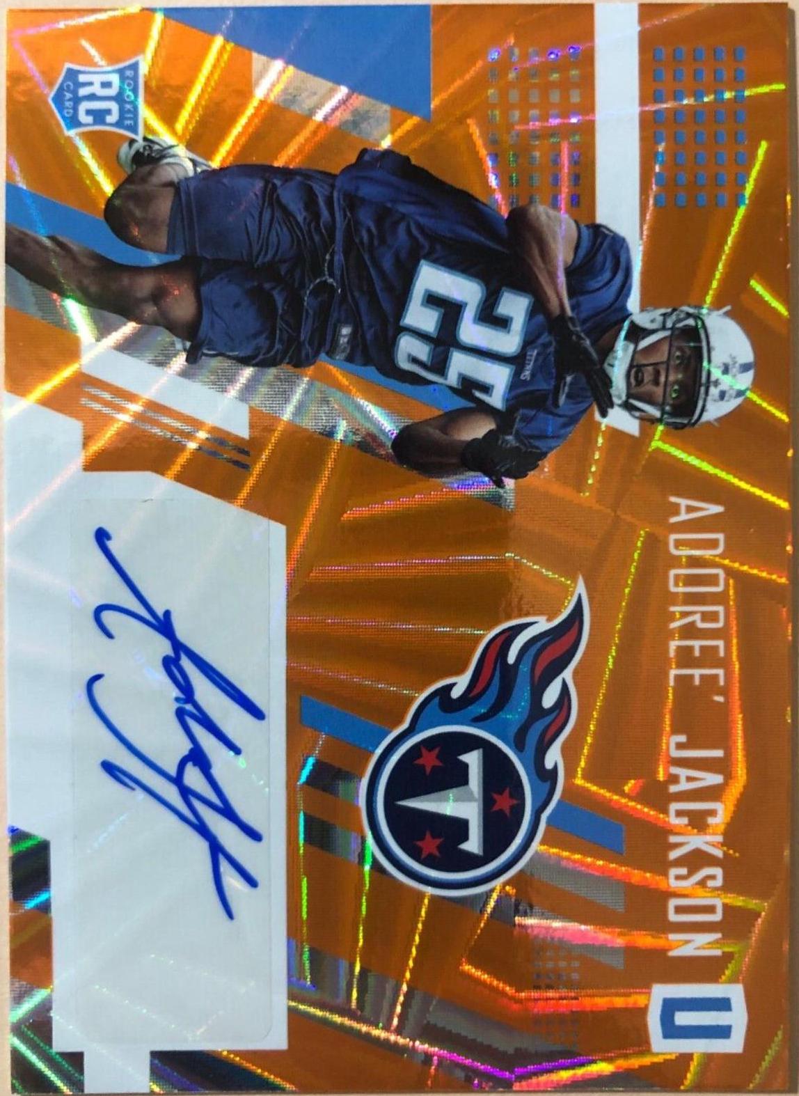 Adoree' Jackson [Autograph Orange] #228