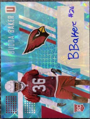 Budda Baker [Autograph Teal] #285