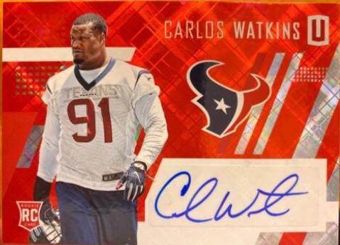 Carlos Watkins [Autograph Red] #274