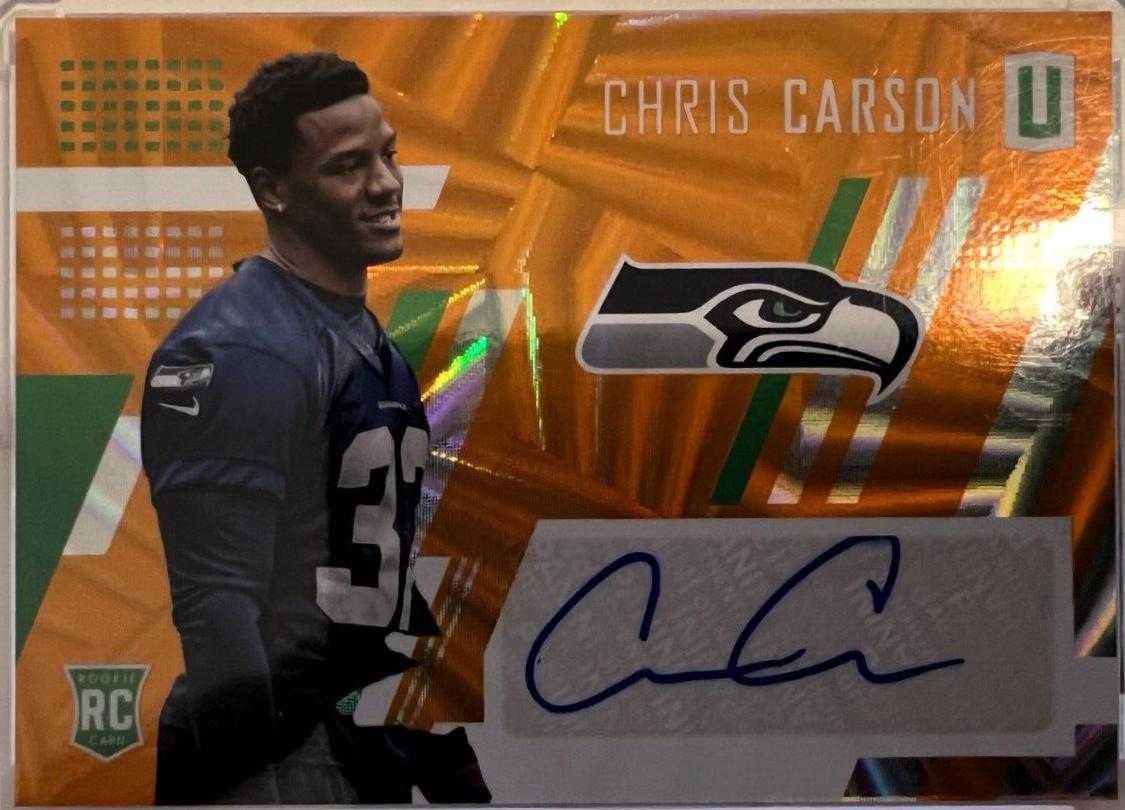 Chris Carson [Autograph Orange] #297