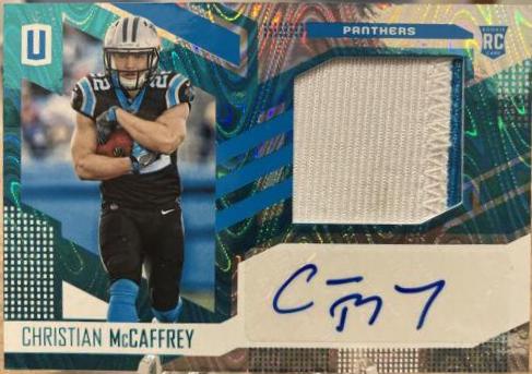Christian McCaffrey [Autograph Jersey Teal] #310