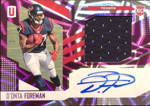 D'Onta Foreman [Autograph Jersey Purple] #311