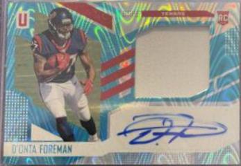 D'Onta Foreman [Autograph Jersey Teal] #311