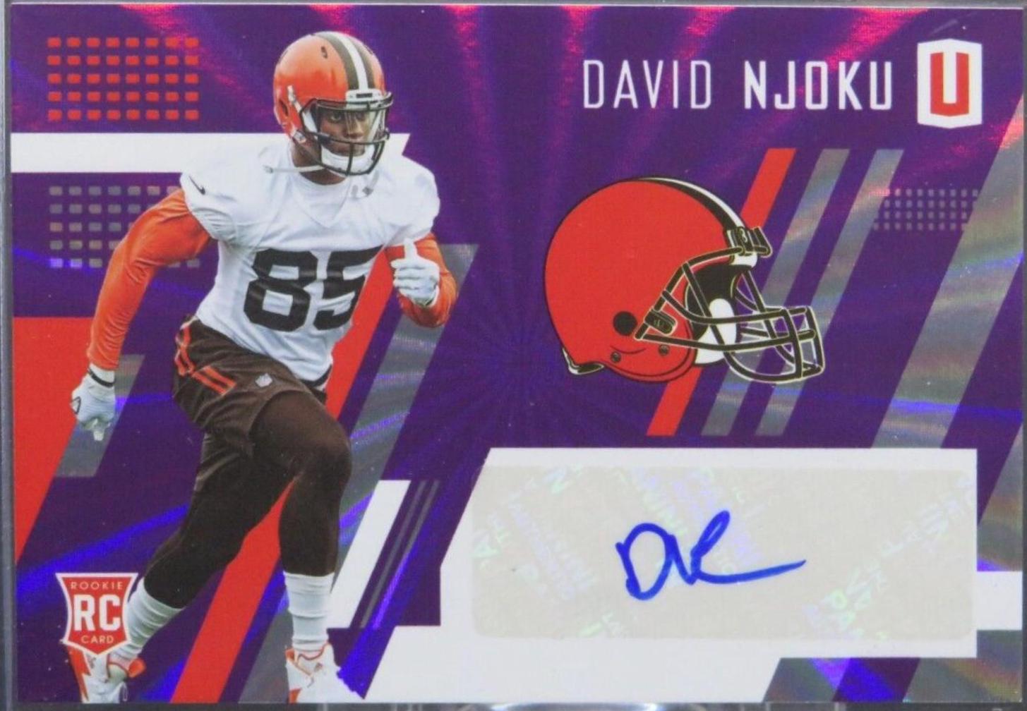 David Njoku [Autograph Purple] #300
