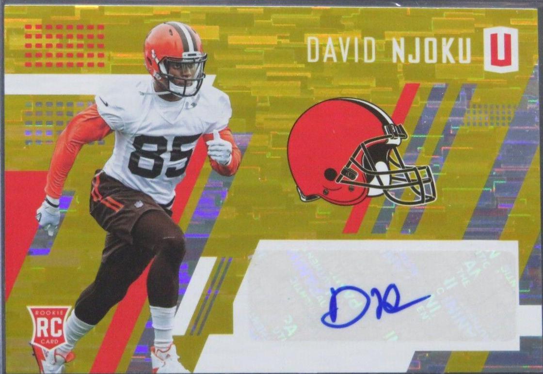 David Njoku [Autograph Yellow] #300