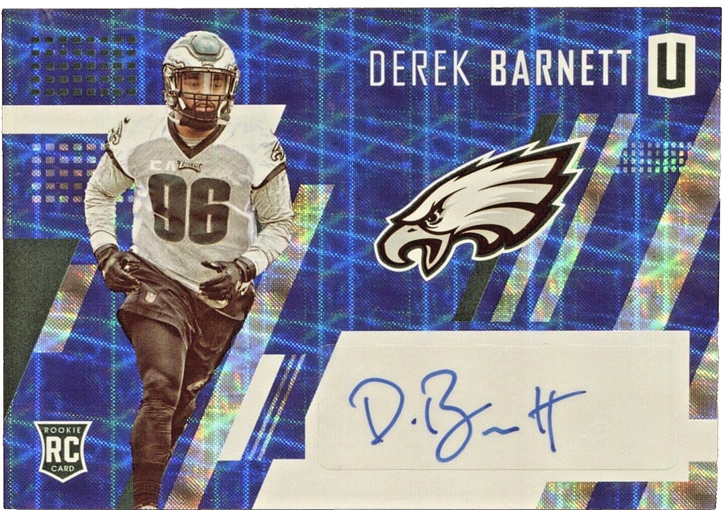 Derek Barnett [Autograph Blue] #238