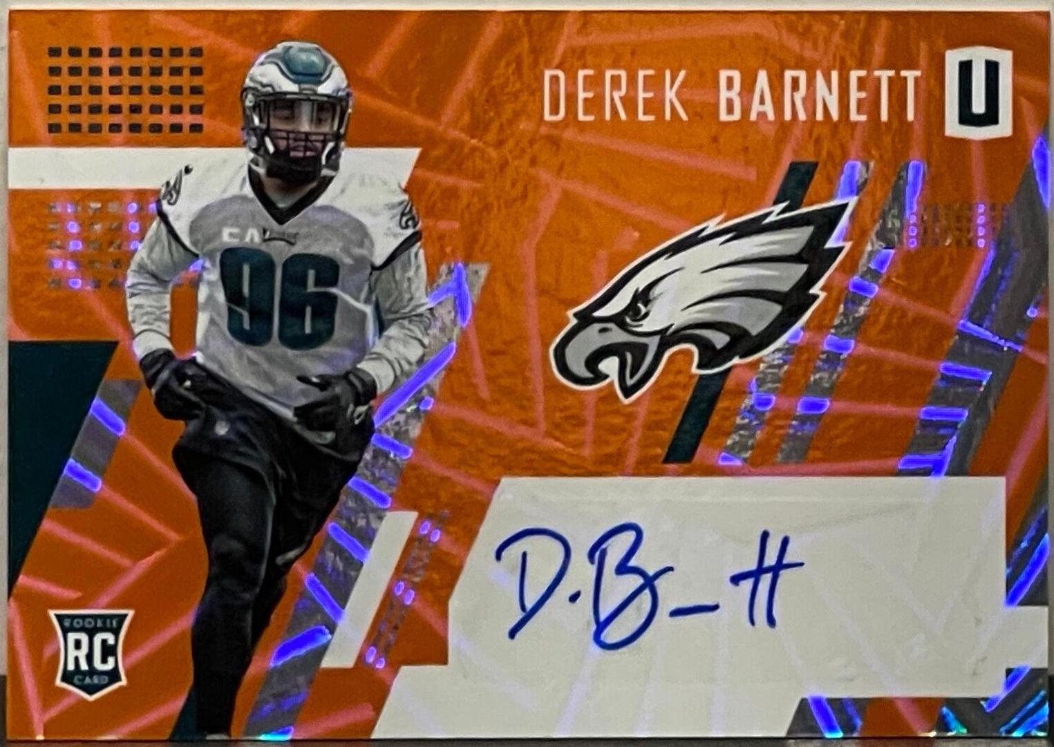 Derek Barnett [Autograph Orange] #238