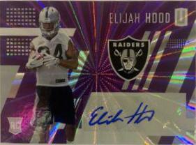 Elijah Hood [Autograph Purple] #205