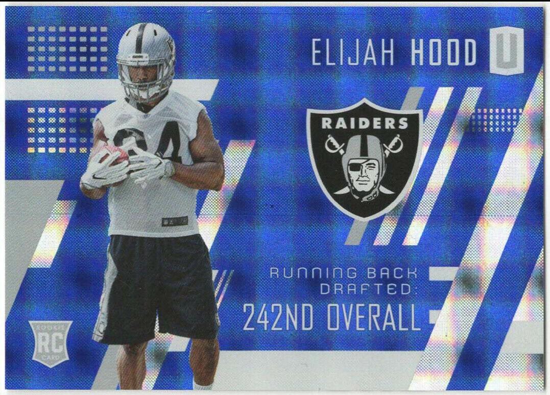 Elijah Hood [Blue] #205