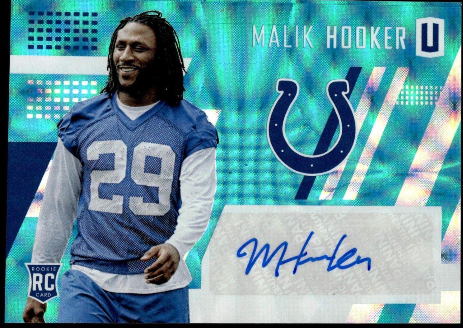Malik Hooker [Autograph Teal] #258