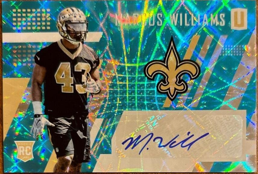 Marcus Williams [Autograph Teal] #284