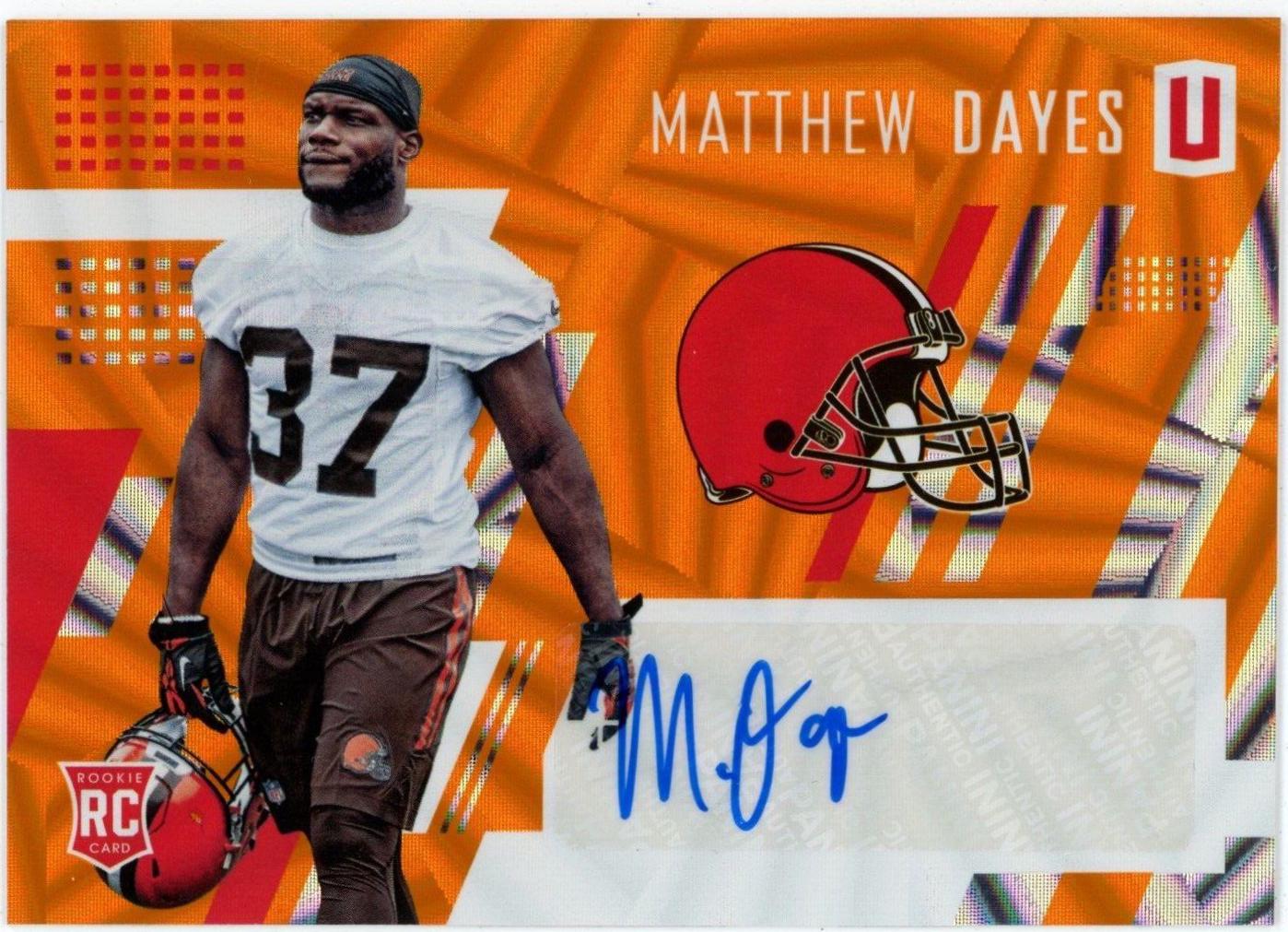 Matthew Dayes [Autograph Orange] #204