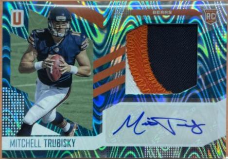 Mitchell Trubisky [Autograph Jersey Teal] #302