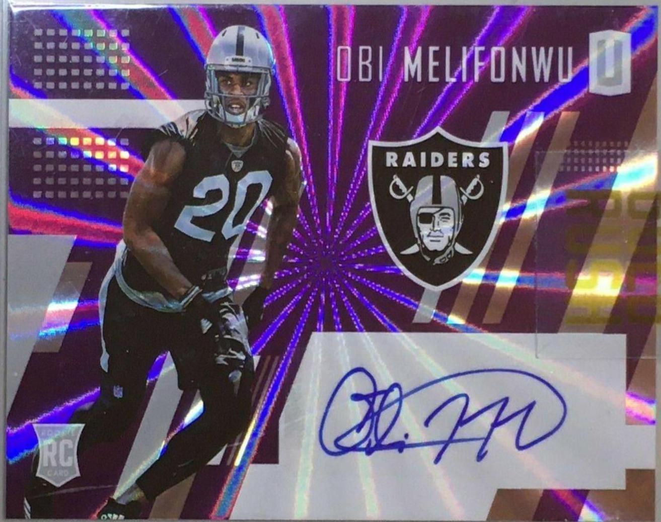 Obi Melifonwu [Autograph Purple] #214