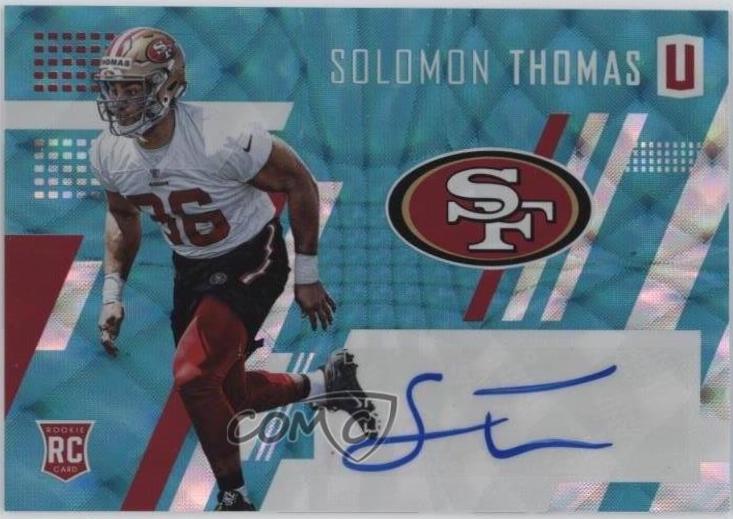 Solomon Thomas [Autograph Teal] #244