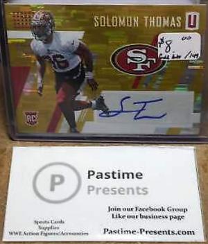 Solomon Thomas [Autograph] #244