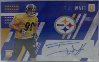 T.J. Watt [Autograph Blue] #255